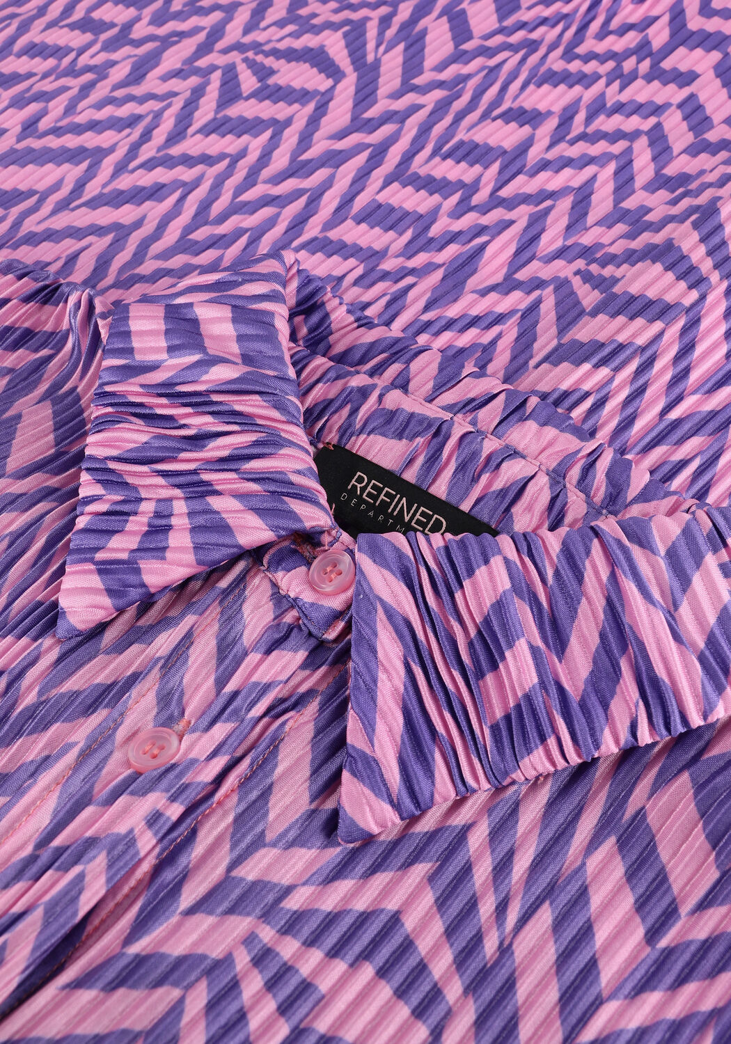 Lilane REFINED DEPARTMENT Blusen FLOWY PLISSE BLOUSE SIENNA - large