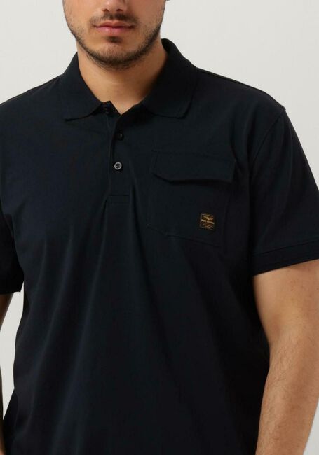 Blaue PME LEGEND Polo-Shirt SHORT SLEEVE POLO STRETCH JERSEY - large