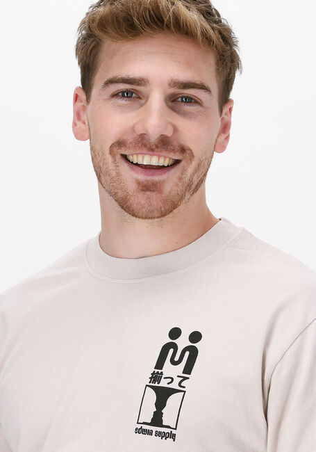 Wei&szlig;e EDWIN T-shirt SUPPLY TS LS - large