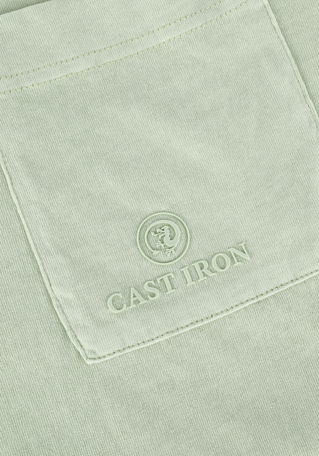 Gr&uuml;ne CAST IRON T-shirt SHORT SLEEVE R-NECK RELAXED GARMENT DYED JERSEY - large