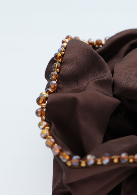 Braune BECKSONDERGAARD Haarschmuck LUSTER BEAD SCRUNCHIE - large