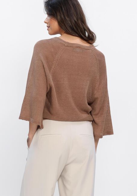 Braune STUDIO AR Pullover MARISOL LINNEN KNIT - large