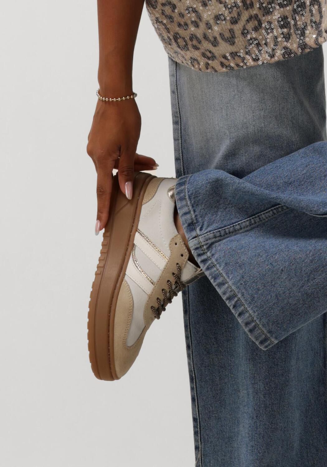 Beige OMODA Sneaker Low ANEMONE - large