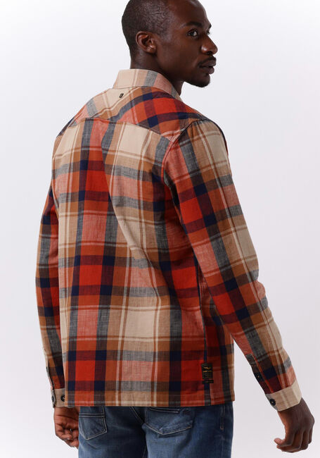 Braune PME LEGEND Casual-Oberhemd LONG SLEEVE SHIRT CTN YD SLUB CHECK - large