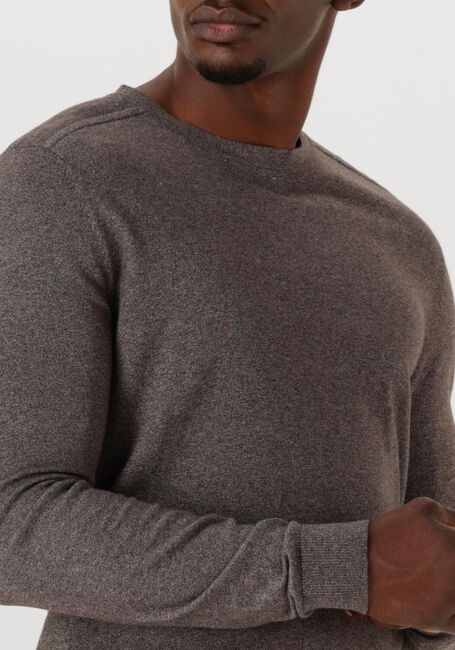 Graue SELECTED HOMME Pullover SLHBERG CREW NECK NOOS - large