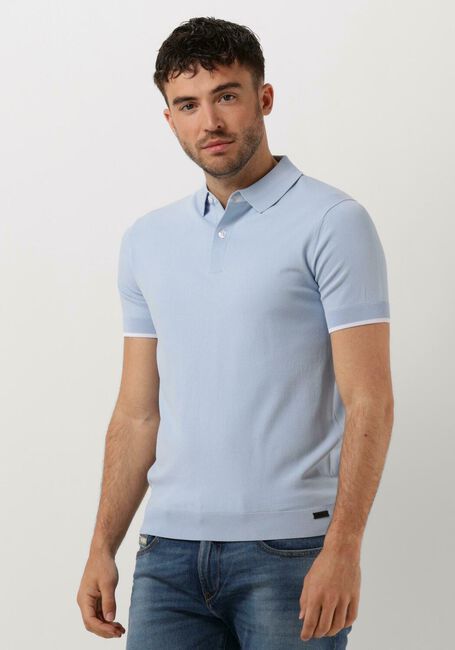 Hellblau GENTI Polo-Shirt K7024-1260 - large