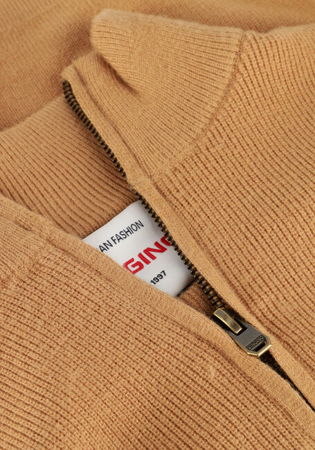 Braune VINGINO Rollkragenpullover KNIT-HALF-ZIP - large