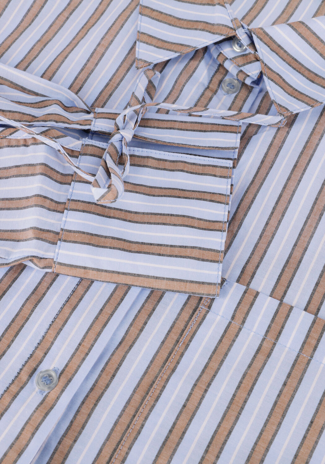 Blaue MODSTR&Ouml;M Blusen MEYRICKMD STRIPE SHIRT - large