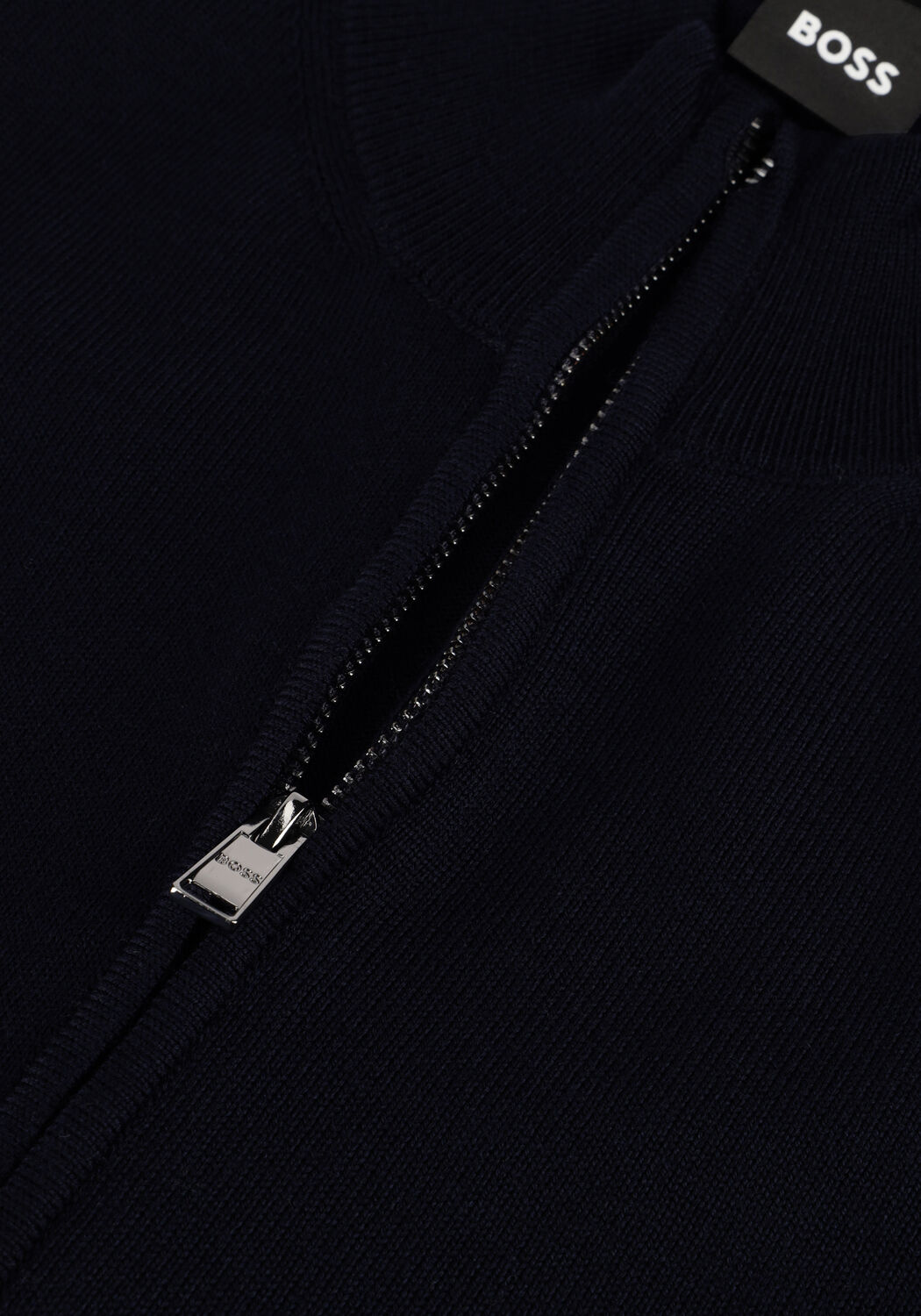 Dunkelblau BOSS BLACK Strickjacke BALONSO-L - large