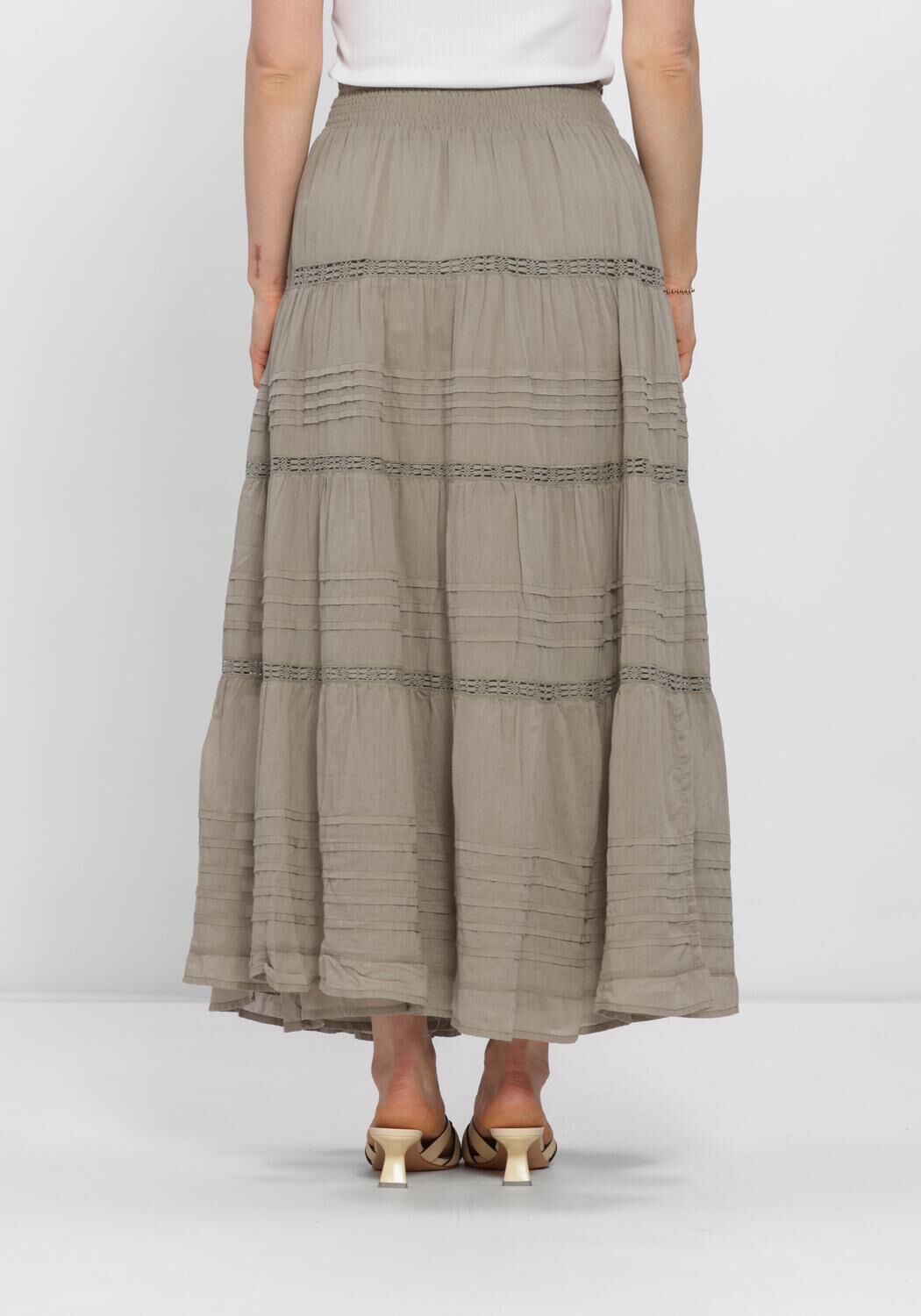 Gr&uuml;ne NEO NOIR Midirock FELICIA S VOILE SKIRT - large