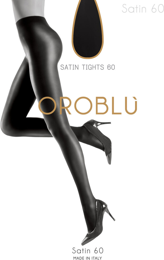 schwarze oroblu satin 60