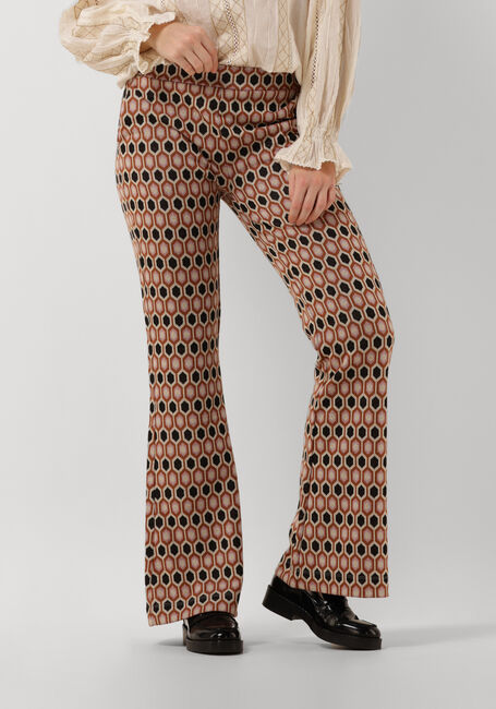 Mehrfarbige/Bunte SUMMUM Schlaghose TROUSERS HONEYCOMB JACQUARD - large