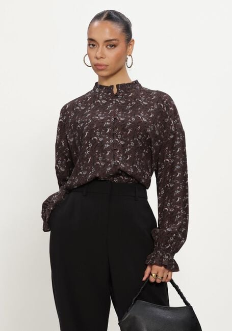 Braune MSCH COPENHAGEN Blusen MSCHMICHELLA SHIRT AOP - large