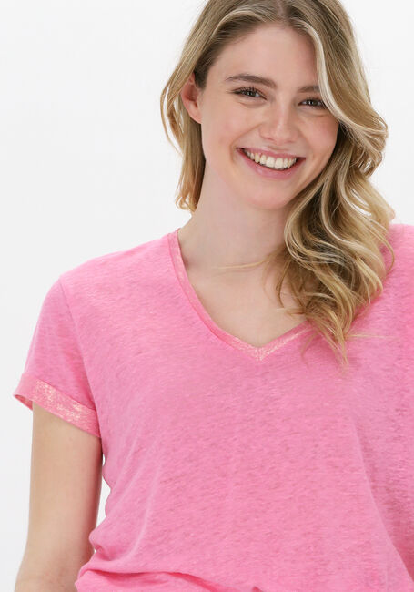 Rosane SUMMUM T-shirt TEE FOIL COATED LINEN JERSEY - large
