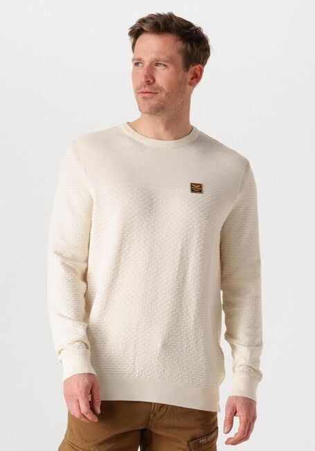 Ecru PME LEGEND Pullover COTTON MOULINE - large