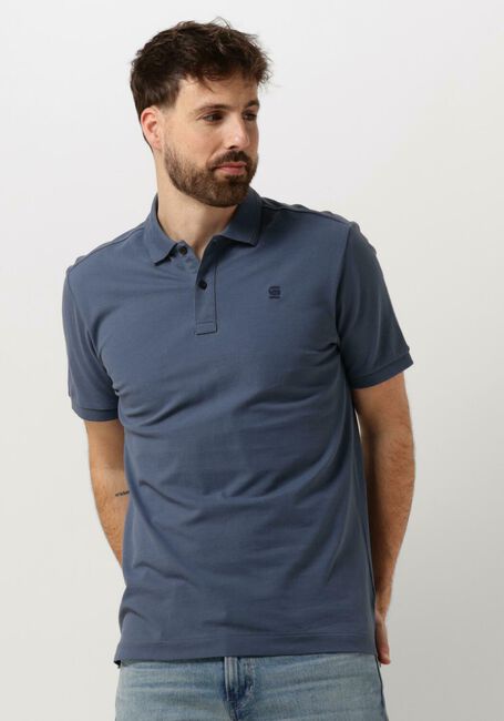 Blaue G-STAR RAW Polo-Shirt DUNDA SLIM POLO S/S - large