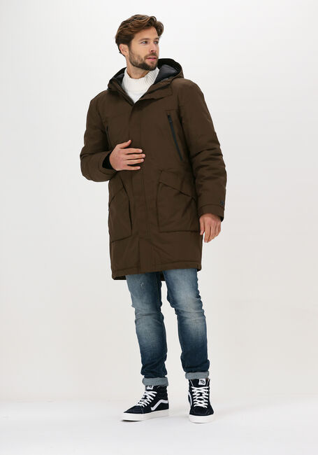 Grüne CAST IRON  LONG JACKET PEACHED POLYESTER  - large