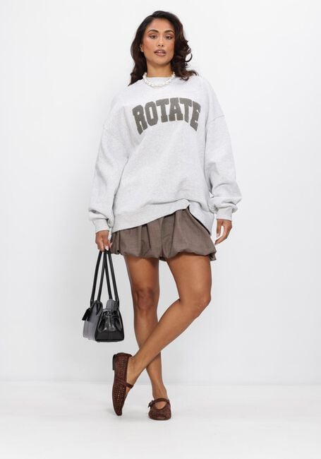 Taupe SECOND FEMALE R&ouml;cke OLINE MINI BALOON SKIRT - large