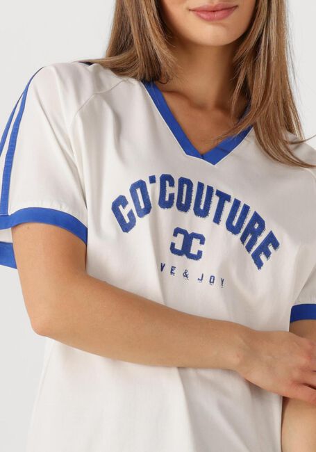 Blaue CO'COUTURE T-shirt SIARACC OVERSIZE SPORTY V-TEE - large