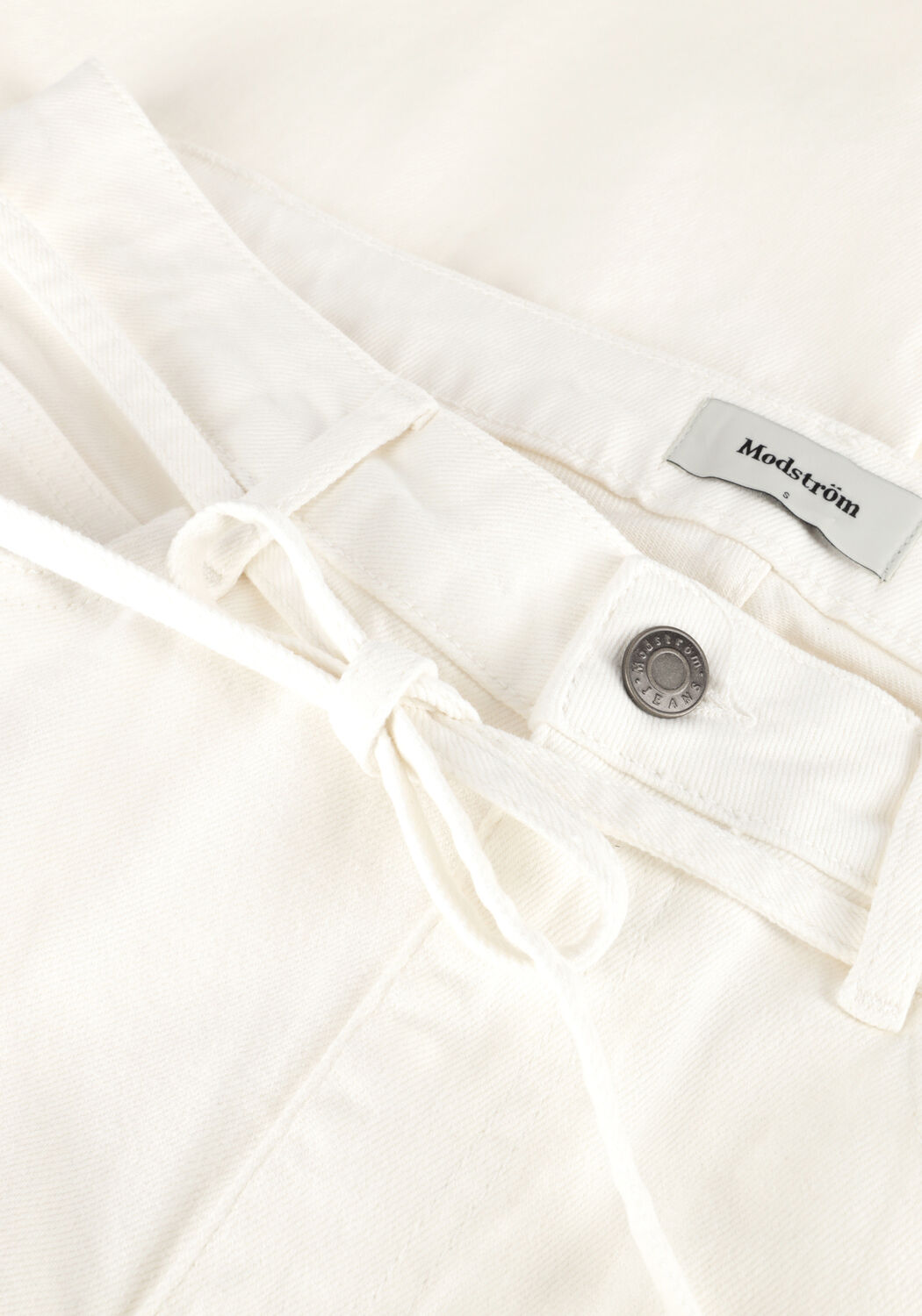 Wei&szlig;e MODSTR&Ouml;M Wide jeans ISOLDEMD SOLID PANTS - large