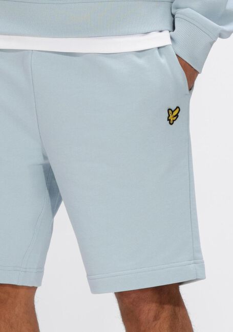 Hellblau LYLE & SCOTT Kurze Hose PLAIN SWEATSHORT - large