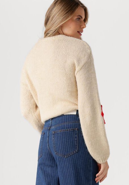 Sand OBJECT Pullover OBJASH KNIT RE L/S PULLOVER 136 DIV - large