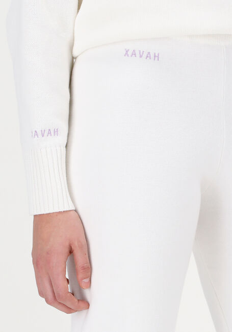 Nicht-gerade weiss XAVAH Schlaghose HEAVY KNIT FLAIRPANT - large