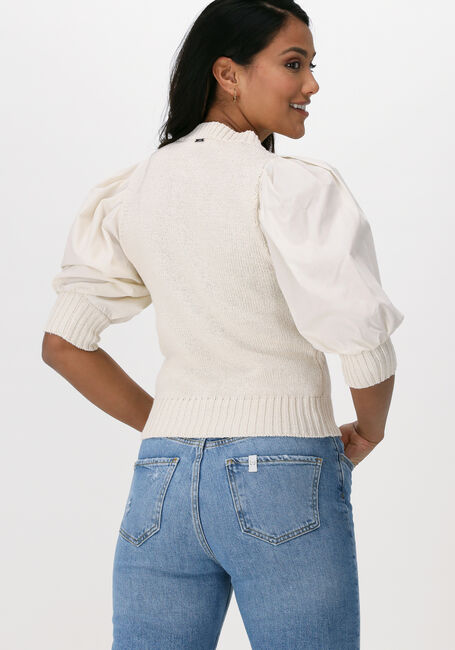Creme LIU JO Pullover ECS MAGLIA CHIUSA M/L POPELINE - large