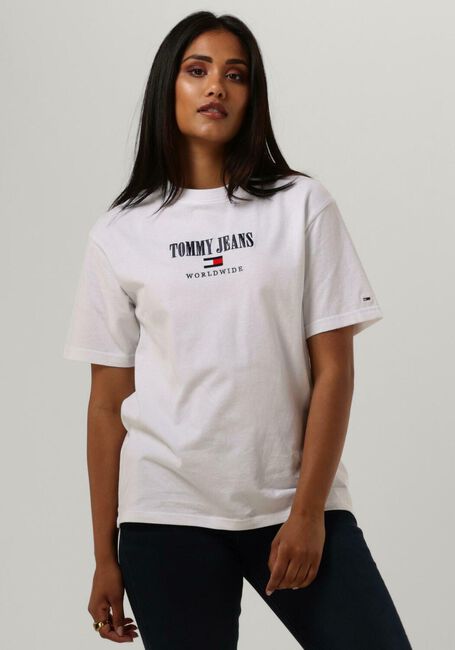 Weiße TOMMY JEANS T-shirt RLX ARCHIVE 1 TEE - large