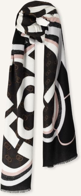 Schwarze LIU JO Schal STOLA PORTAL LOGO Schwarze LIU JO Schal STOLA PORTAL LOGO - large