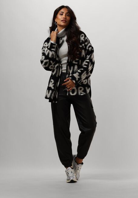 Schwarze PENN & INK Jack 542 COAT AOP - large