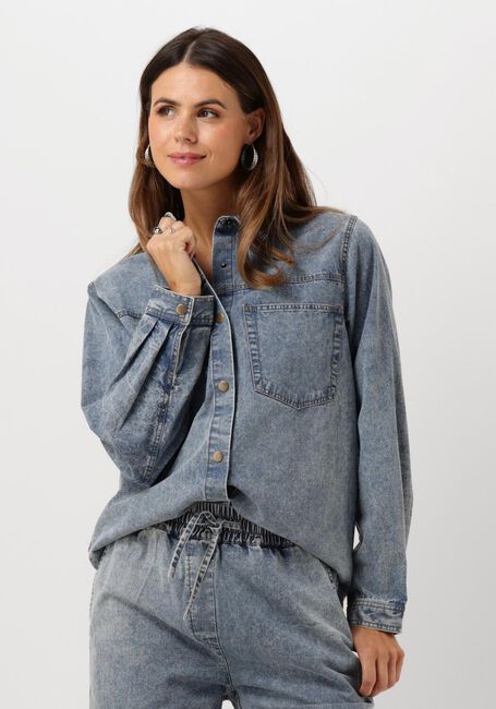 Hellblau LOLLYS LAUNDRY Blusen MEGLL SHIRT LS - large