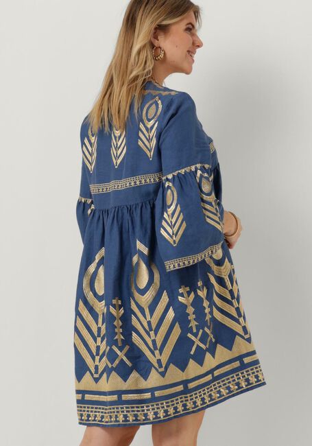 Blaue GREEK ARCHAIC KORI Minikleid 230559 - large