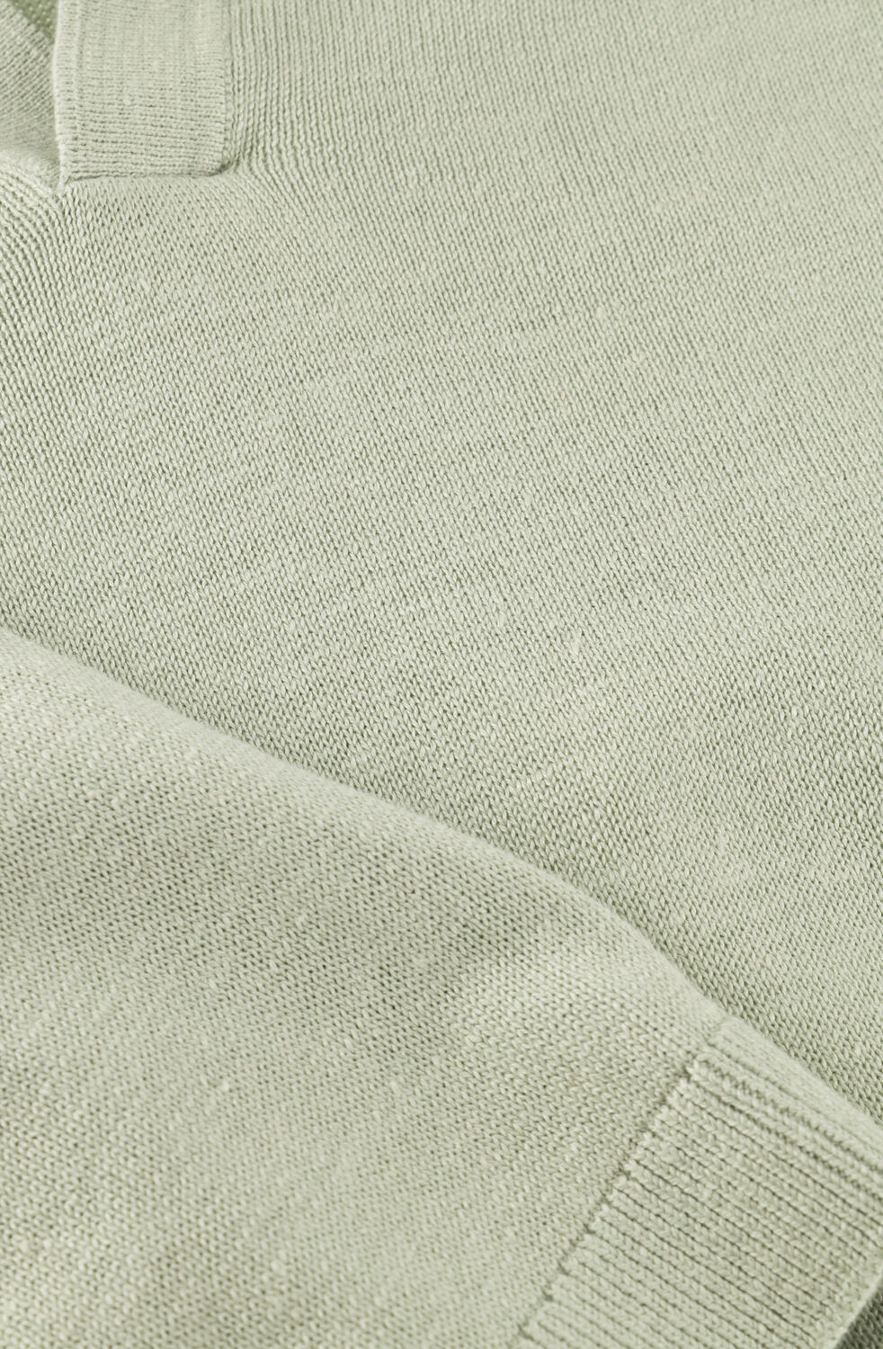 Minze SELECTED MEN Polo-Shirt SLHMATTIS SS KNIT SUN OPEN POLO - large