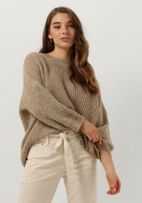 Sand SUMMUM Pullover SWEATER MELANGE MOHAIR BLEND KNIT - large