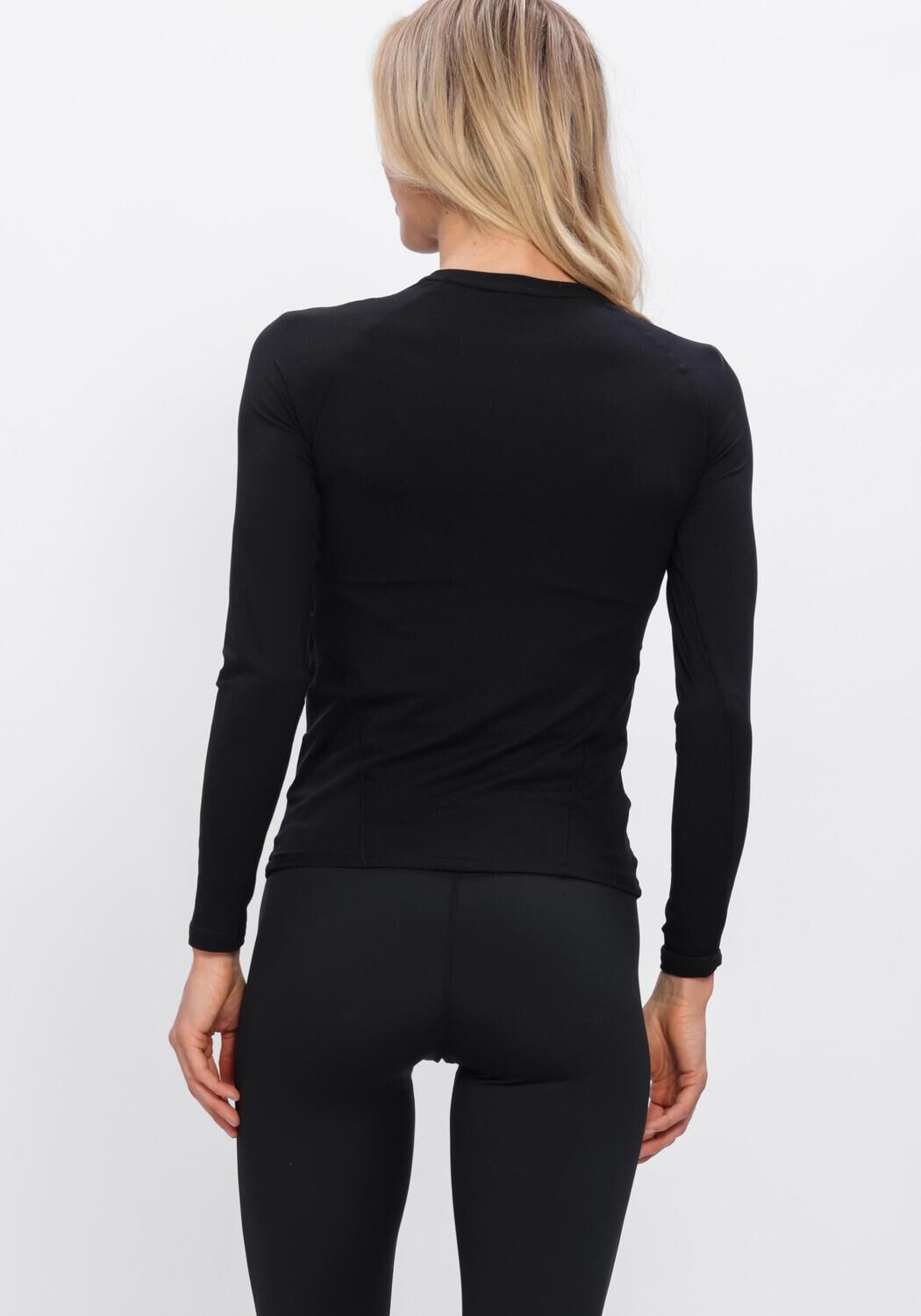 Schwarze AIM'N Tops & T-shirts BLACK SOFT BASIC LONG SLEEVE - large