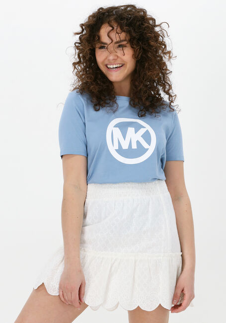 Blaue MICHAEL KORS T-shirt CIRCLE LOGO TEE - large