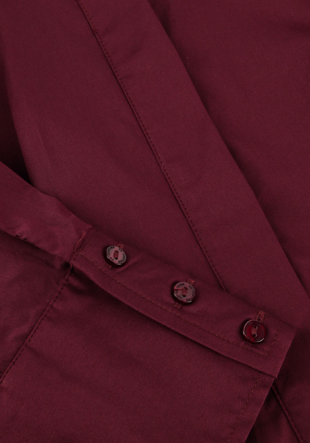 Bordeaux CO'COUTURE Midikleid POPPY SHIRT LONG DRESS - large