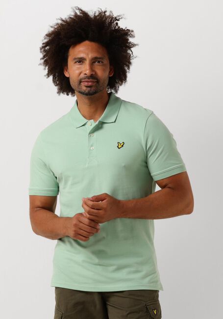 Grüne LYLE & SCOTT Polo-Shirt PLAIN POLO SHIRT - large