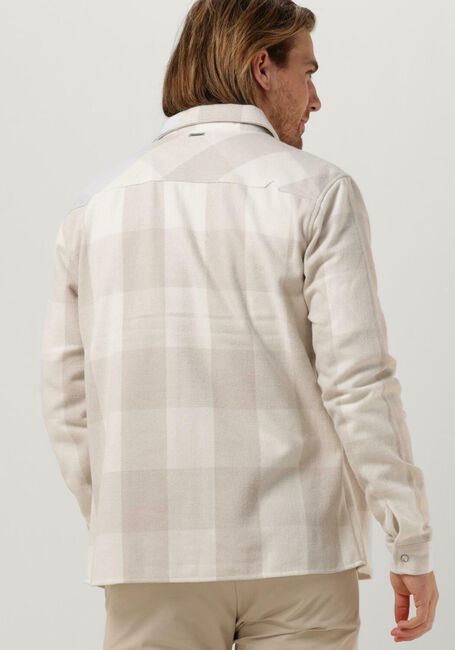 Sand PUREWHITE Overshirt CHECK SHIRT WITH ZIPPER AT FRONT AND POCKETS AT CHEST - large