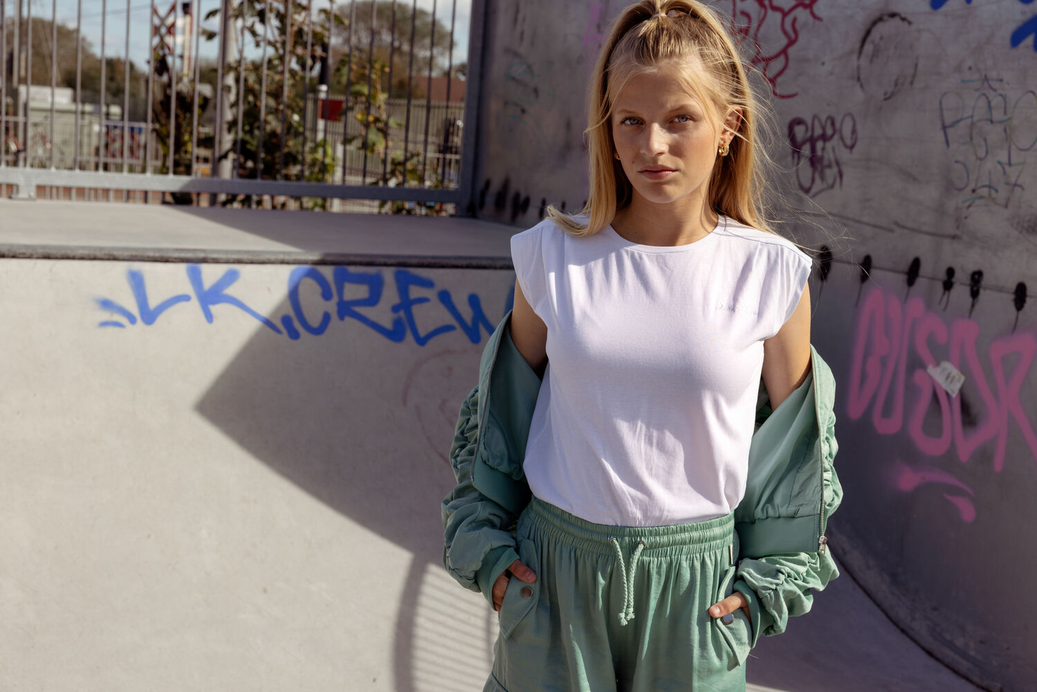 Ecru AI&KO T-shirt LUCIA CO 105 G - large