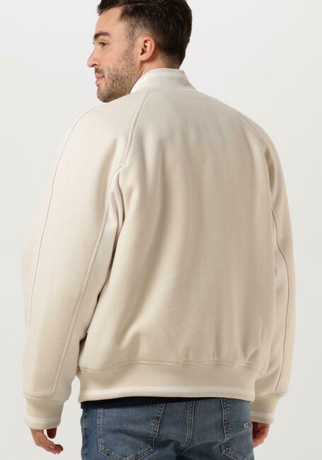 Beige TOMMY JEANS Jack TJM WOOL VARSITY BOMBER - large