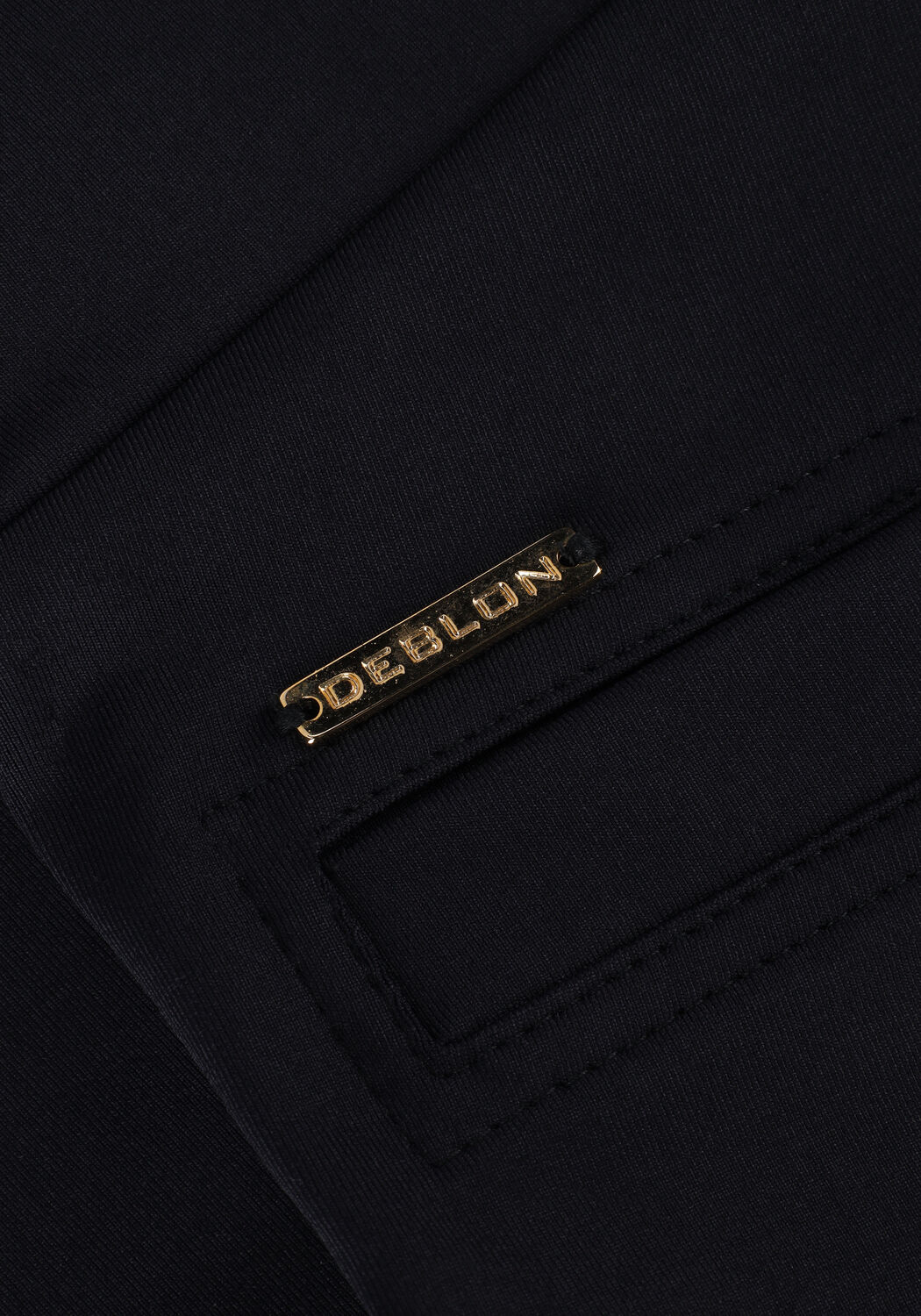 Schwarze DEBLON SPORTS Schlaghose CELINE FLARED LEGGINGS - large