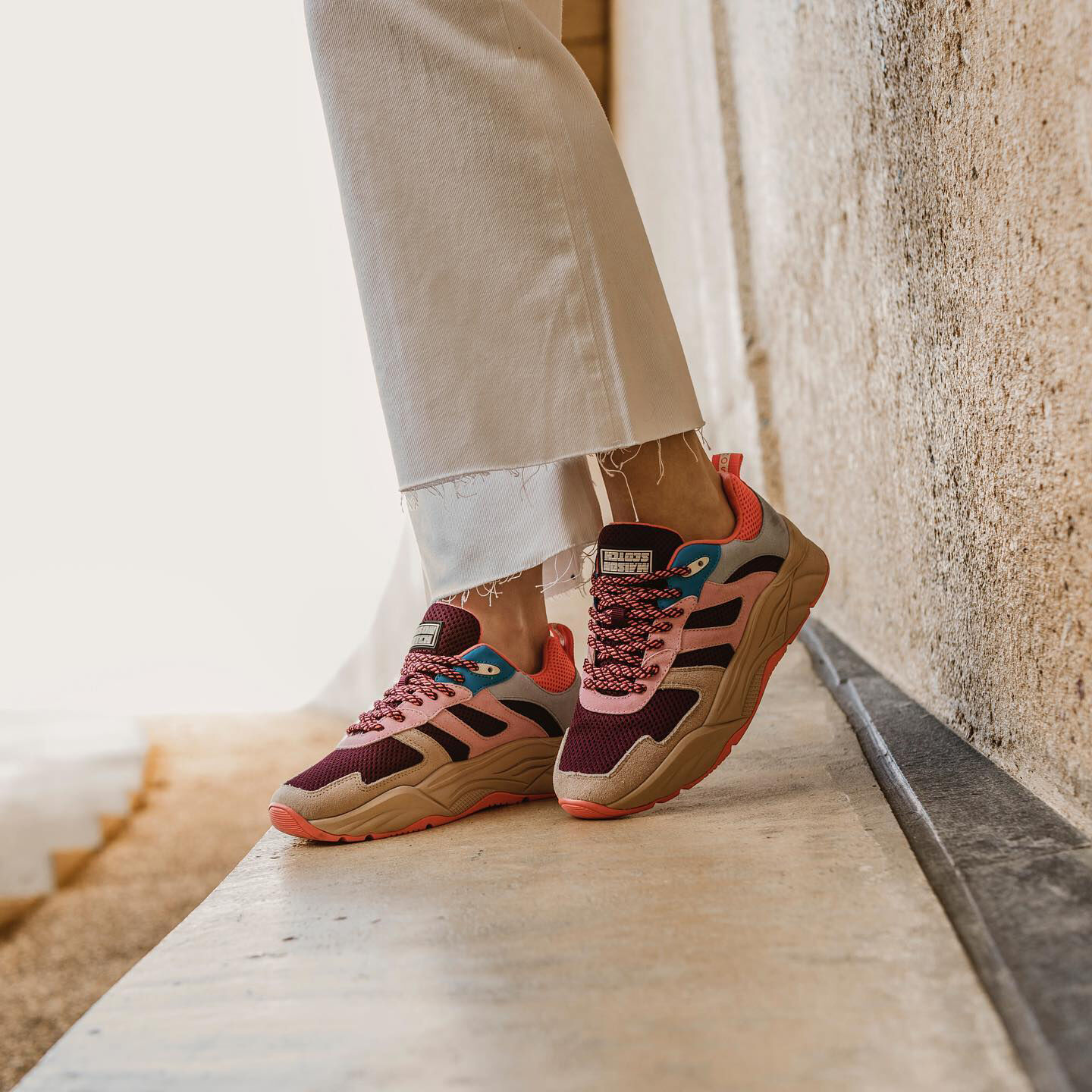 Mehrfarbige/Bunte SCOTCH & SODA Sneaker Low CELEST - large