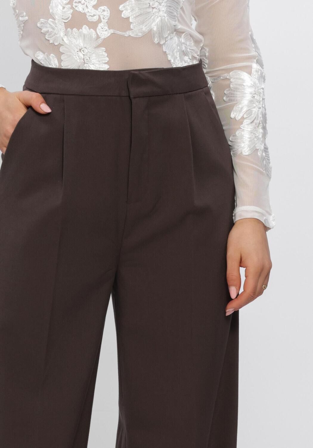 Braune COPENHAGEN MUSE Weite Hose CMTAILOR-PANTS - large