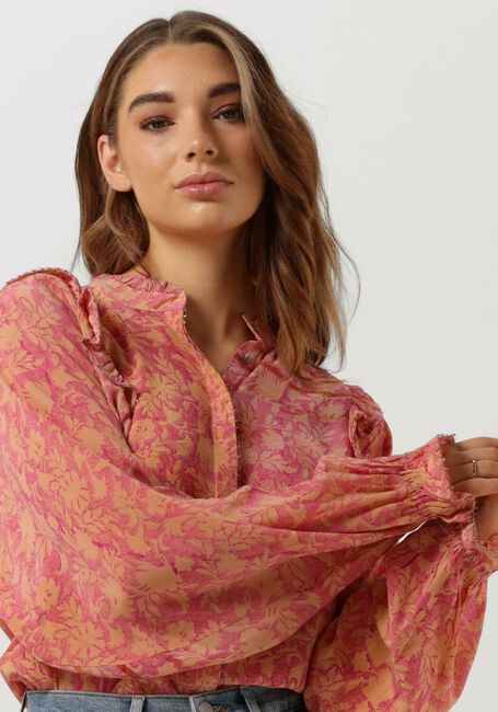 Orangene SISSEL EDELBO Blusen JUANA SILK SHIRT - large