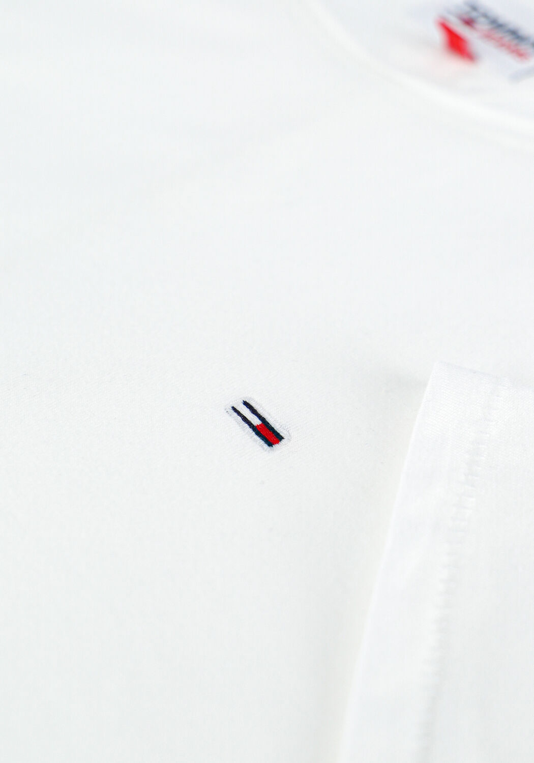 Wei&szlig;e TOMMY JEANS T-shirt TJM SLIM JASPE C NECK - large