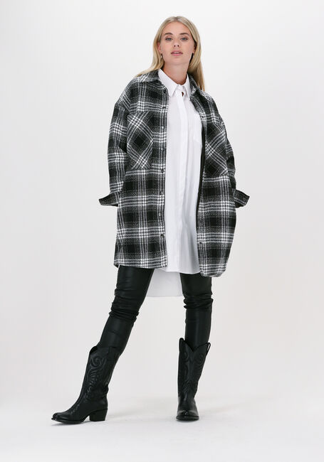 Schwarze CO'COUTURE Mäntel EDNA CHECK SHIRT - large