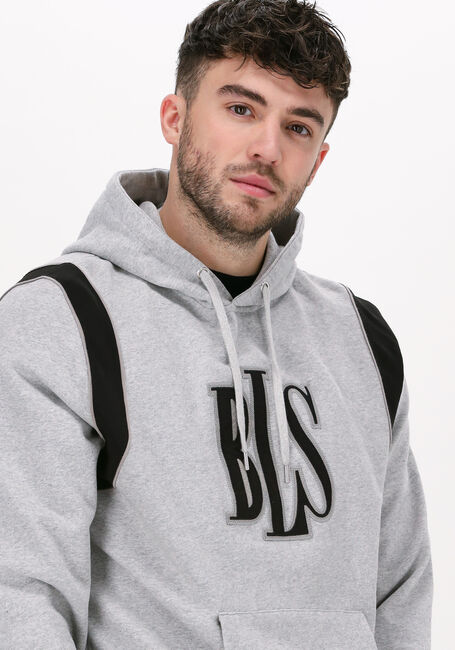 Graue BLS HAFNIA Sweatshirt OG OUTLINE LOGO HOODIE - large