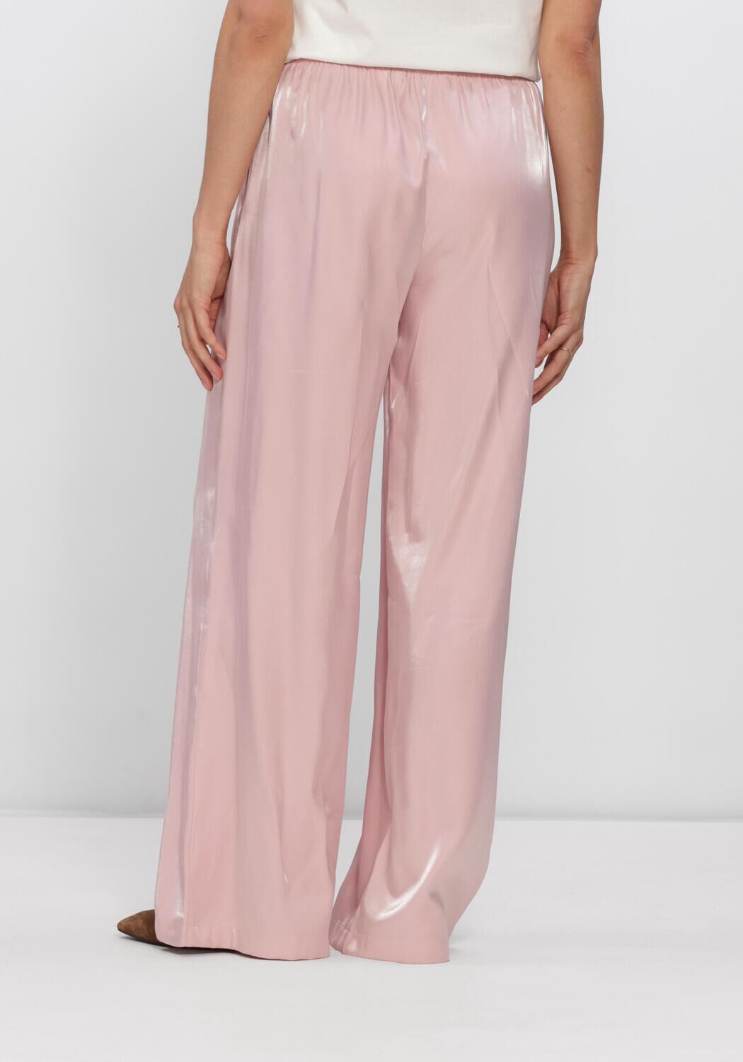 Hell-Pink NUKUS Hose RUBI PANTS SHINY - large